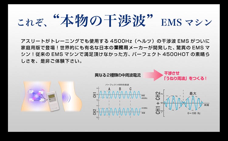 干渉波EMSは何が良いのか