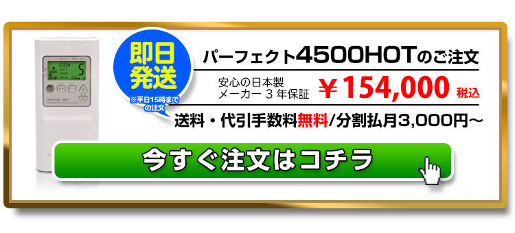 パーフェクト4500HOTの注文