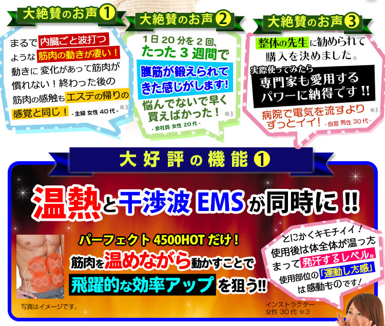 パーフェクト4500HOTの注文